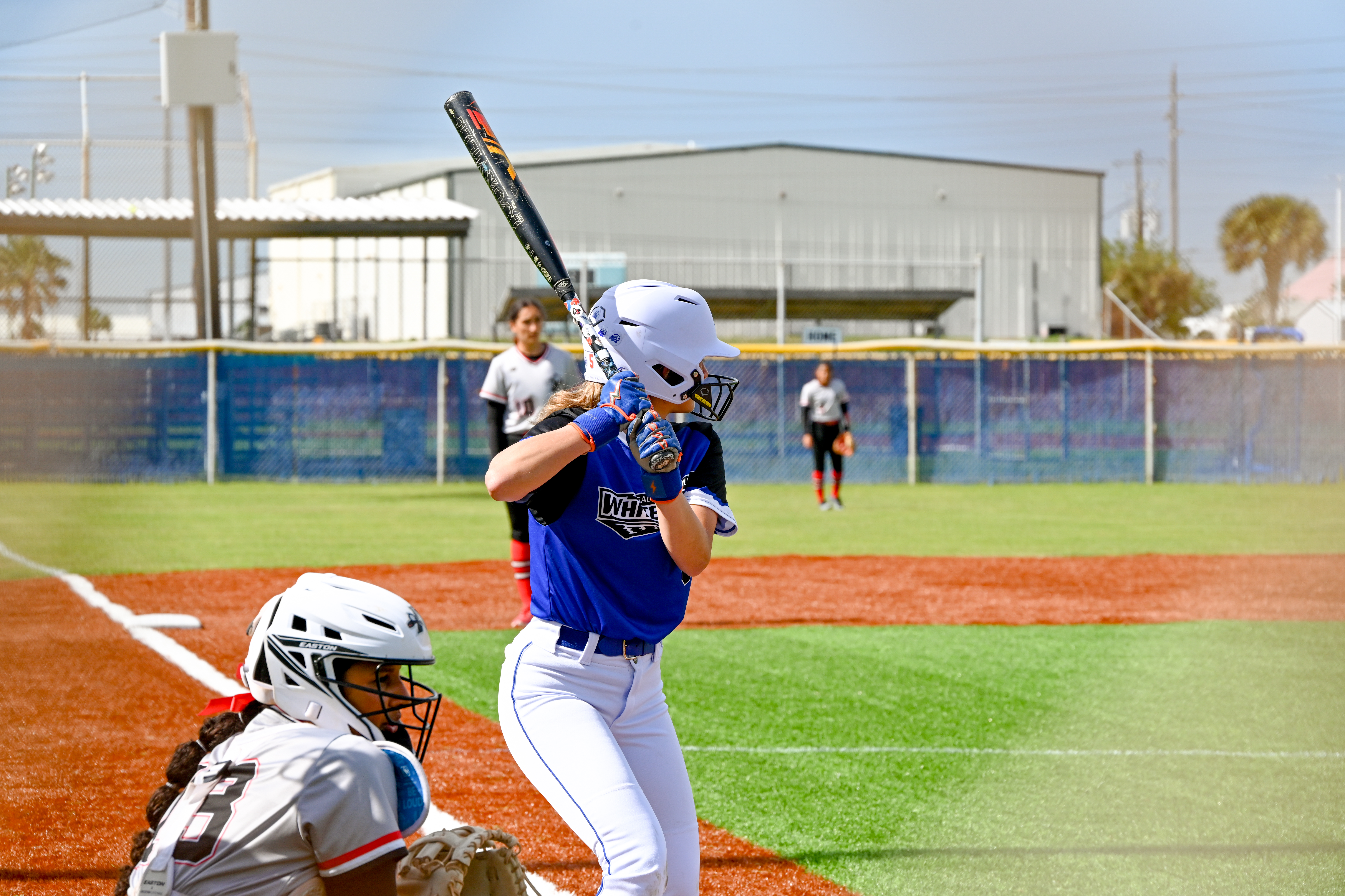 Galveston College at-bat in a game against Alvin Community College on March 27, 2024, at the Lassie League Complex’s Carter Field in Galveston. (COURTESY PHOTO)   