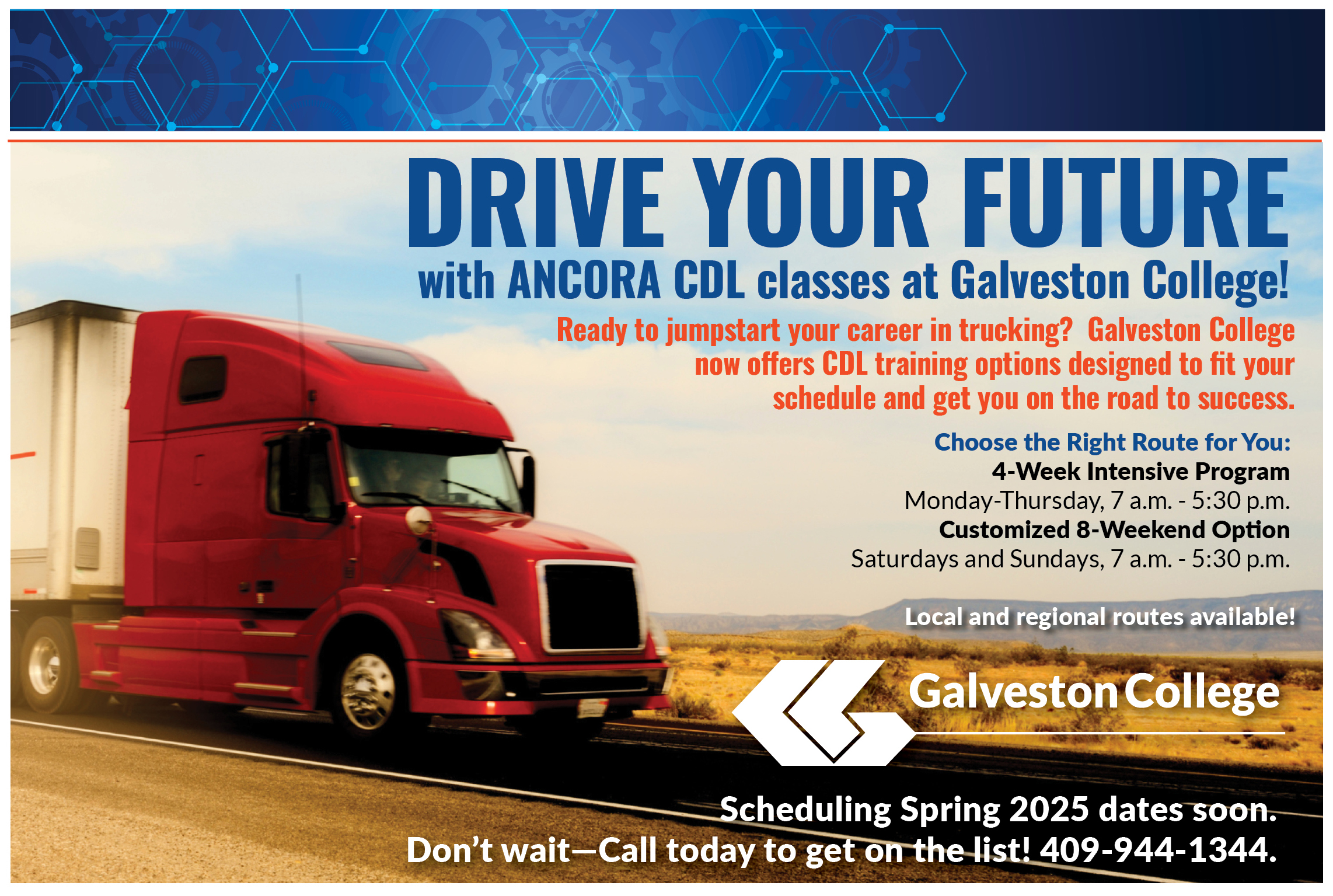 CDL program at Galveston College