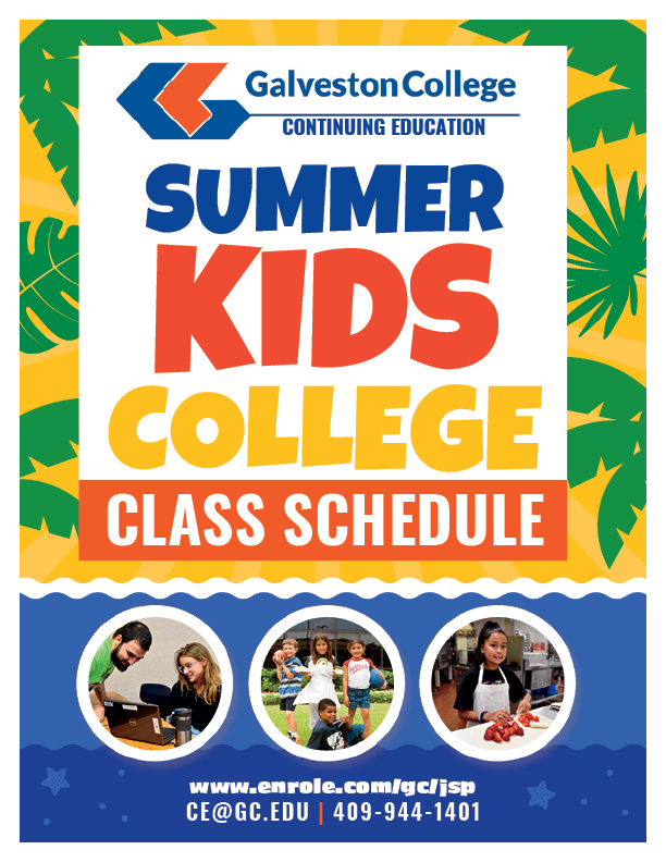 Summer 2023 Kids College Schedule