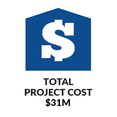infographic total project cost $34 million
