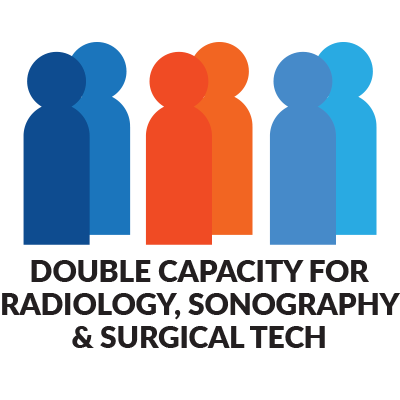 infographic Program capacity will double for Radiology, Sonography and Surgical Tech