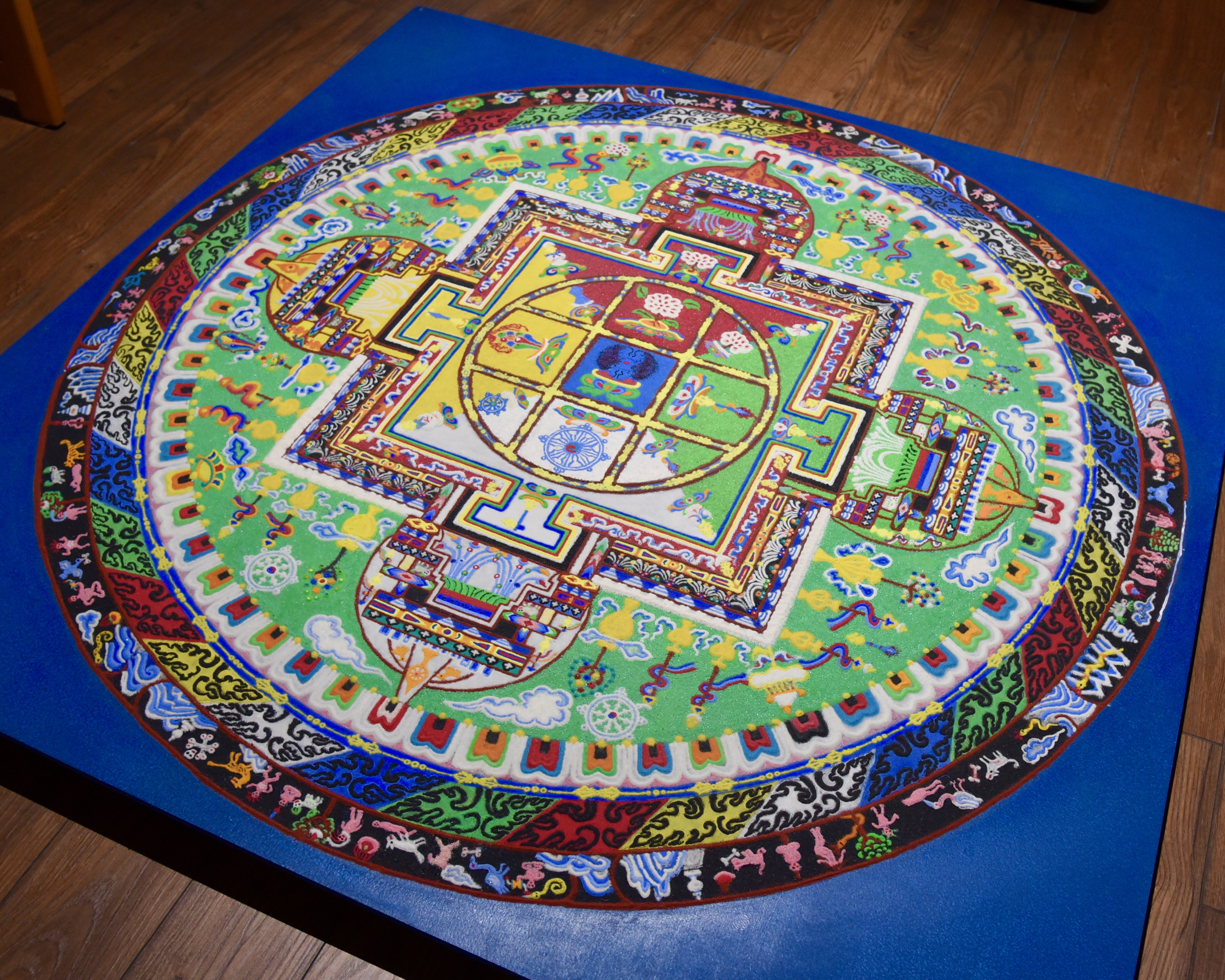 Tibetan mandala returns to Galveston College