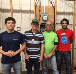 Quickstart Electrical Helpers Program students at Galveston College