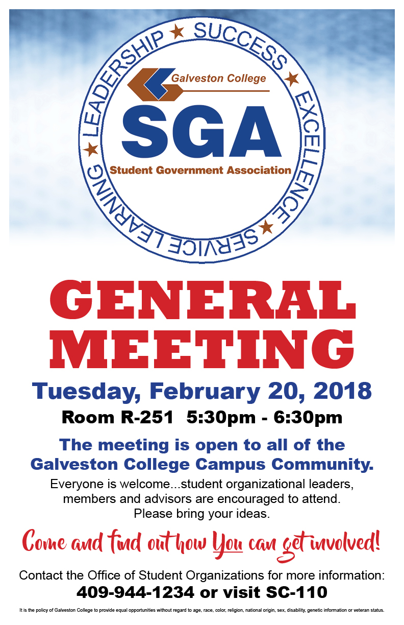 SGA General Meeting