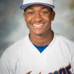 Galveston College Whitecaps baseball player Andre Derouen, Jr